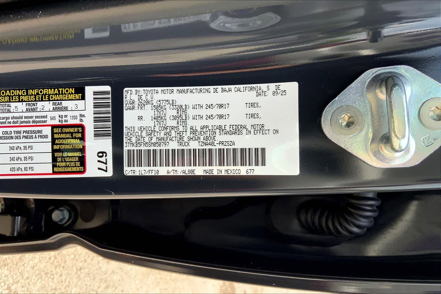 Used 2025 Toyota Tacoma SR5 RWD image 32