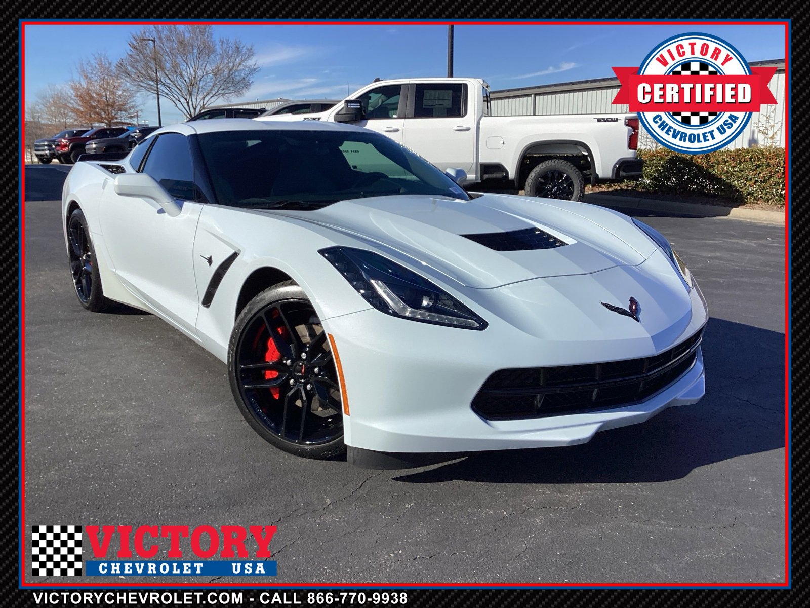 Used 2019 Chevrolet Corvette Stingray Coupe w/ Carbon Flash Badge Package