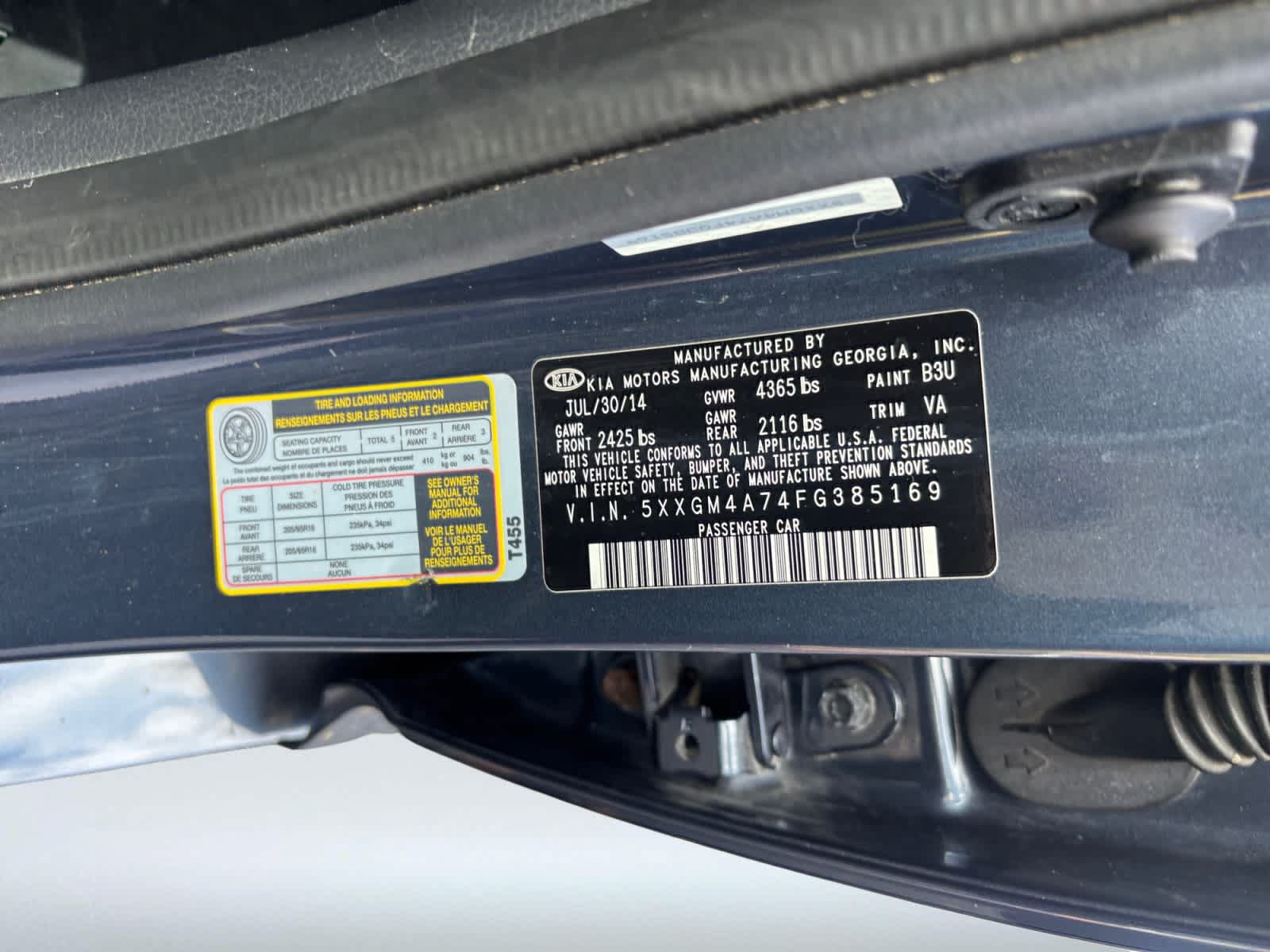 Used 2015 Kia Optima LX w/ LX Convenience Plus Package FWD image 15