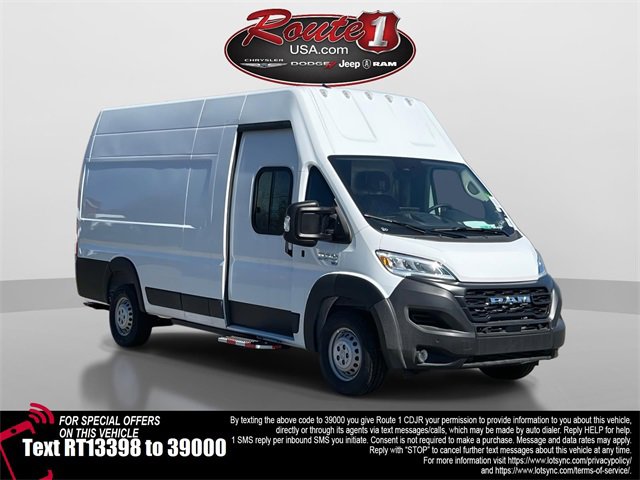 New 2024 RAM ProMaster 3500 w/ Delivery Van Package