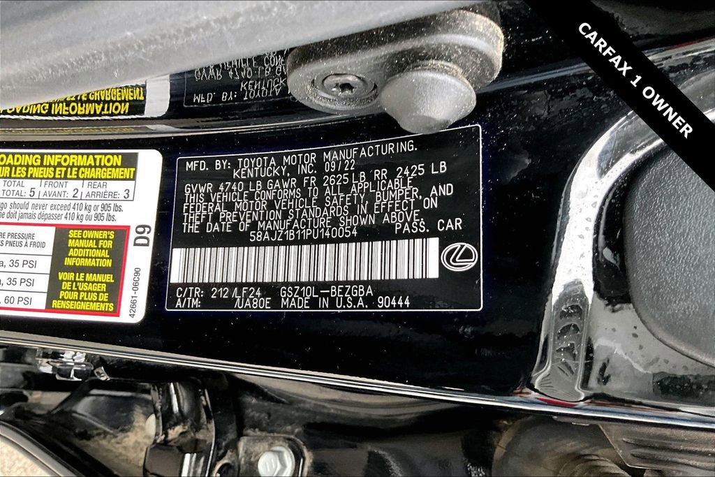 Used 2023 Lexus ES 350 F Sport w/ Accessory Package (Z2) image 18