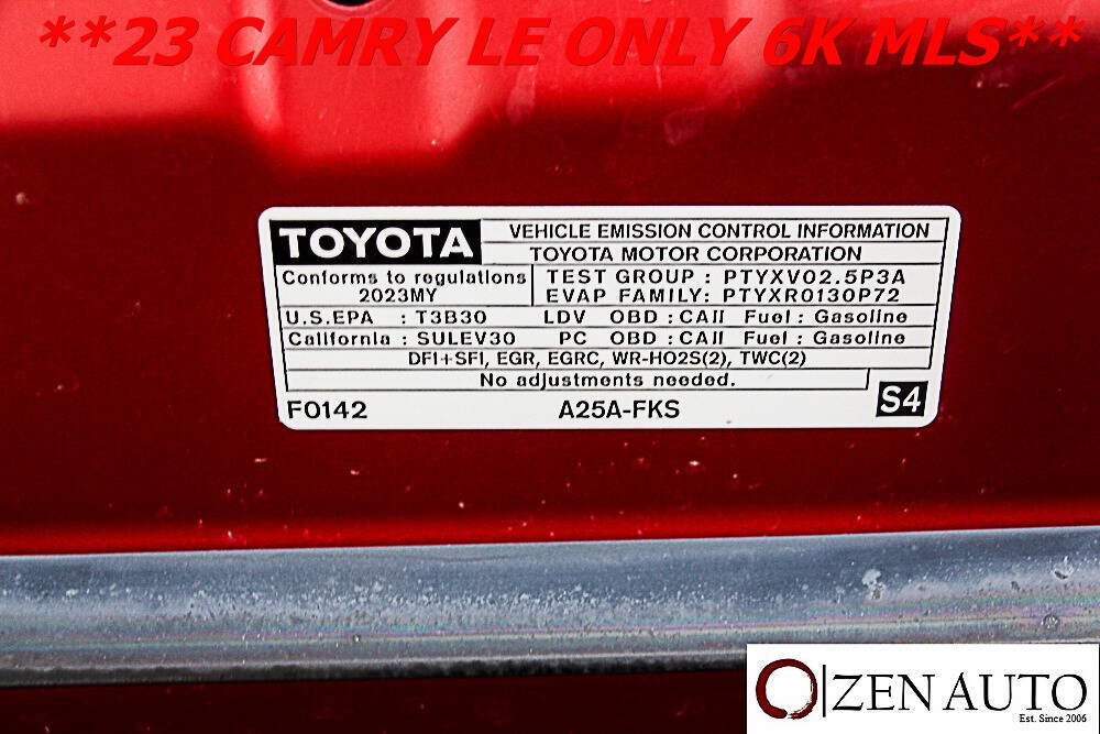 Used 2023 Toyota Camry LE image 63