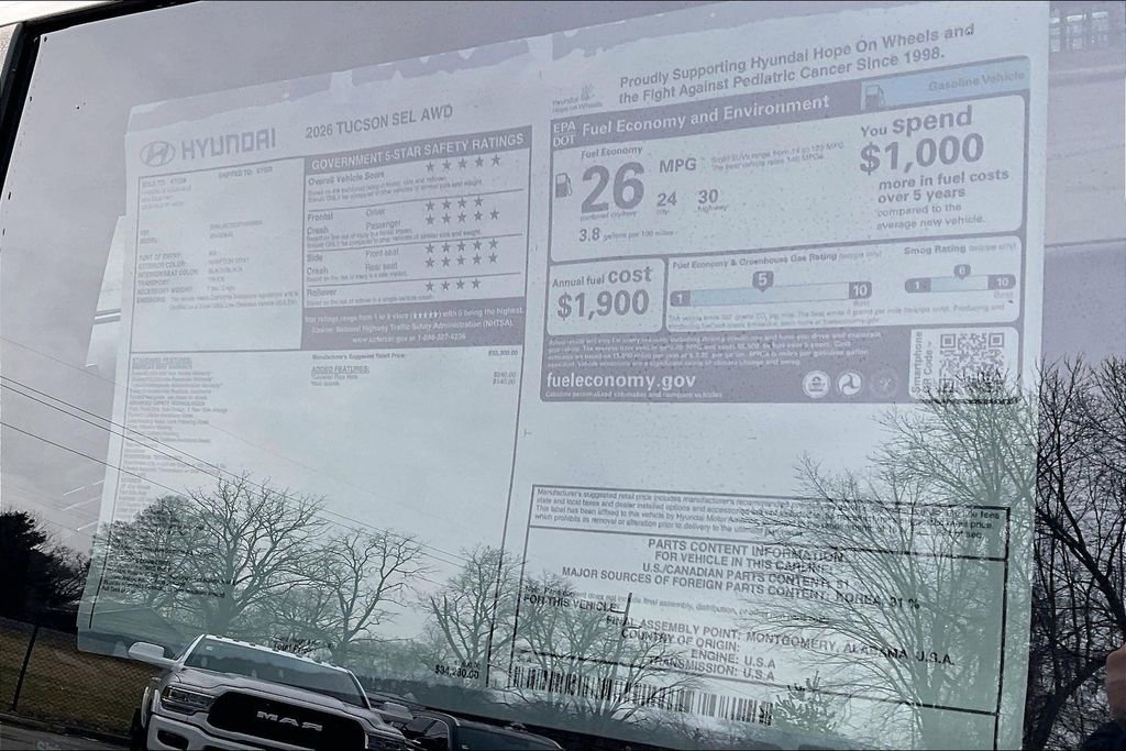 New 2026 Hyundai Tucson SEL image 16