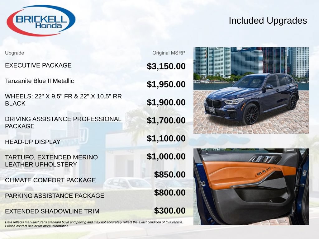 Used 2023 BMW X5 M50i w/ Executive Package AWD/4WD image 11