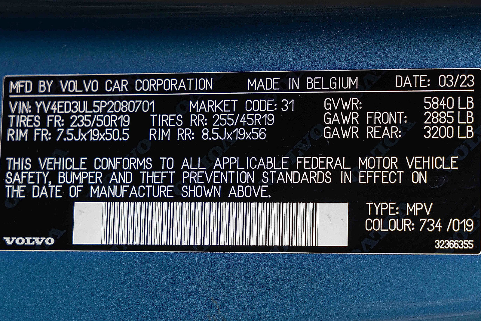 Used 2023 Volvo XC40 Recharge Plus w/ Protection Package Premier image 29