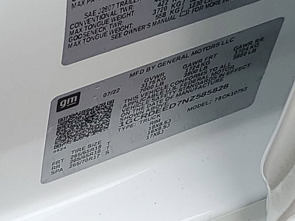 Certified 2022 Chevrolet Silverado 1500 RST w/ Convenience Package II image 39