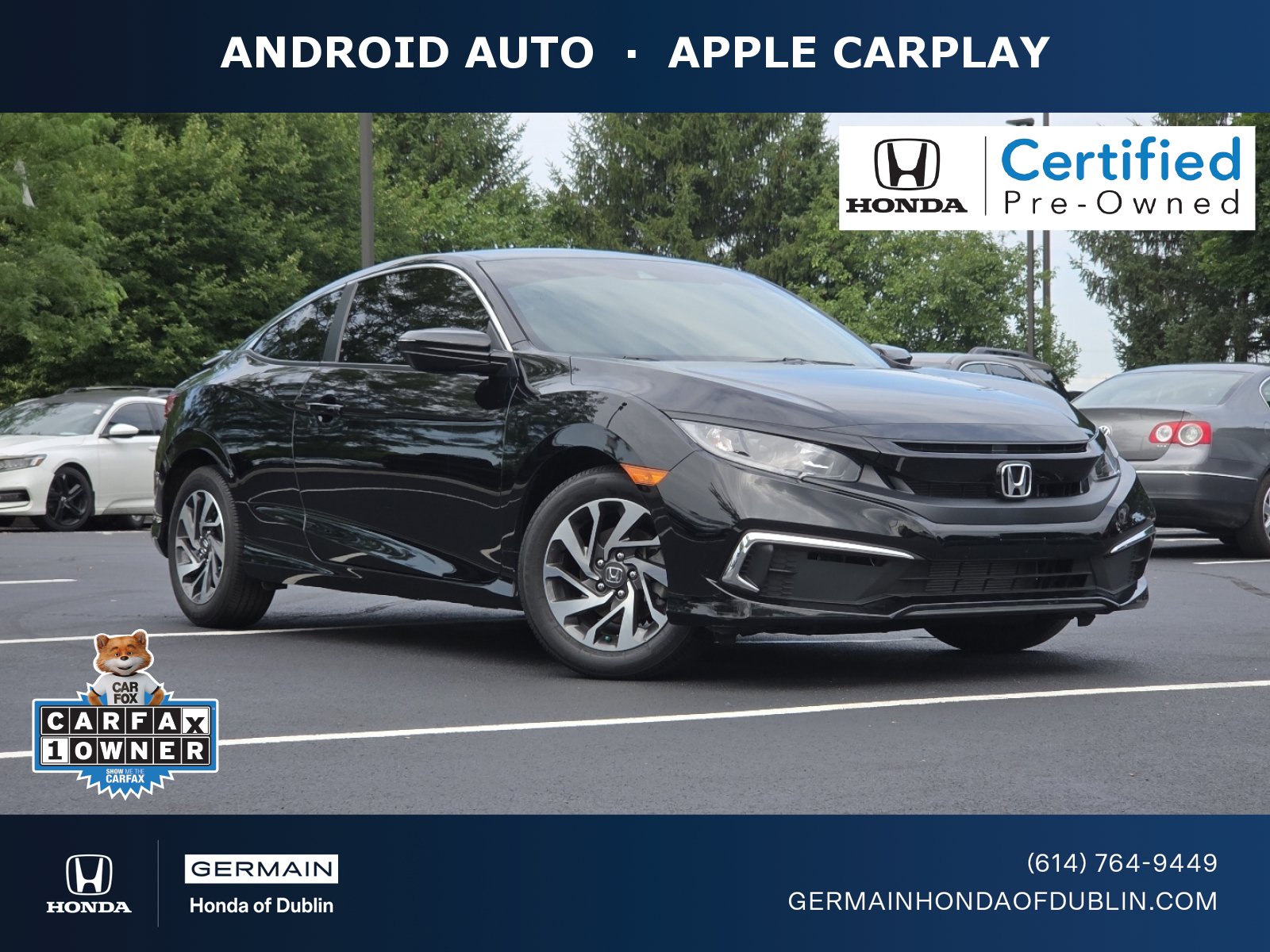 Certified 2019 Honda Civic LX