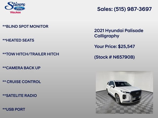Used 2021 Hyundai Palisade Calligraphy AWD/4WD image 16
