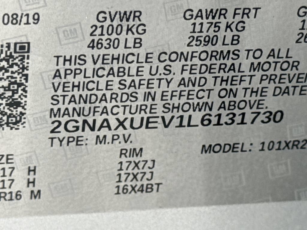 Used 2020 Chevrolet Equinox LT AWD/4WD image 33