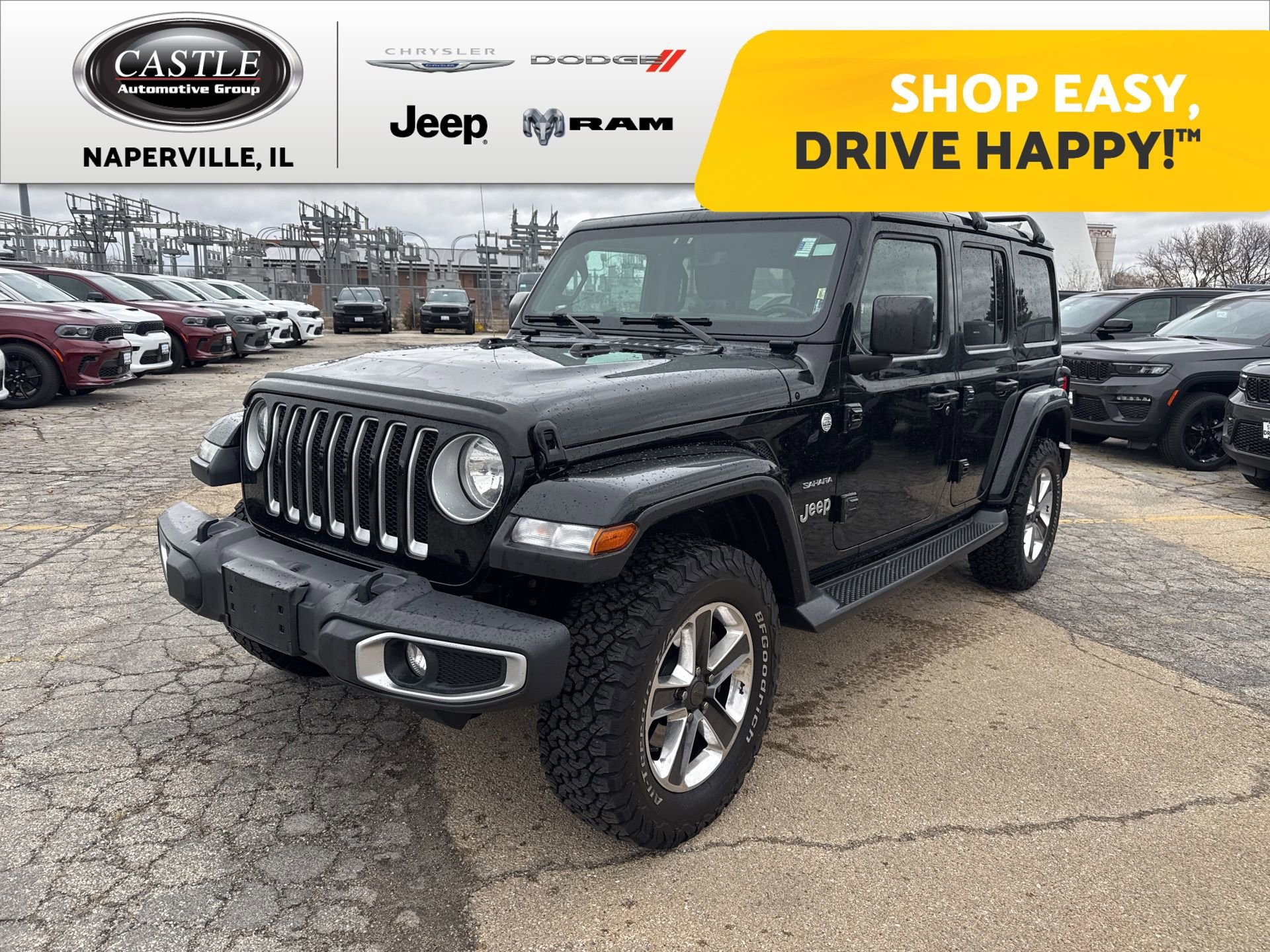 Used 2018 Jeep Wrangler Unlimited Sahara w/ Uconnect 4C Nav & Sound Group