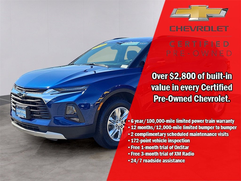 Certified 2022 Chevrolet Blazer LT