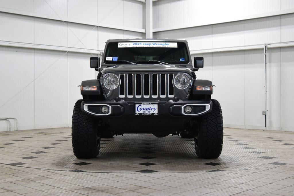 Used 2021 Jeep Wrangler Unlimited Sahara w/ Safety Group AWD/4WD image 2