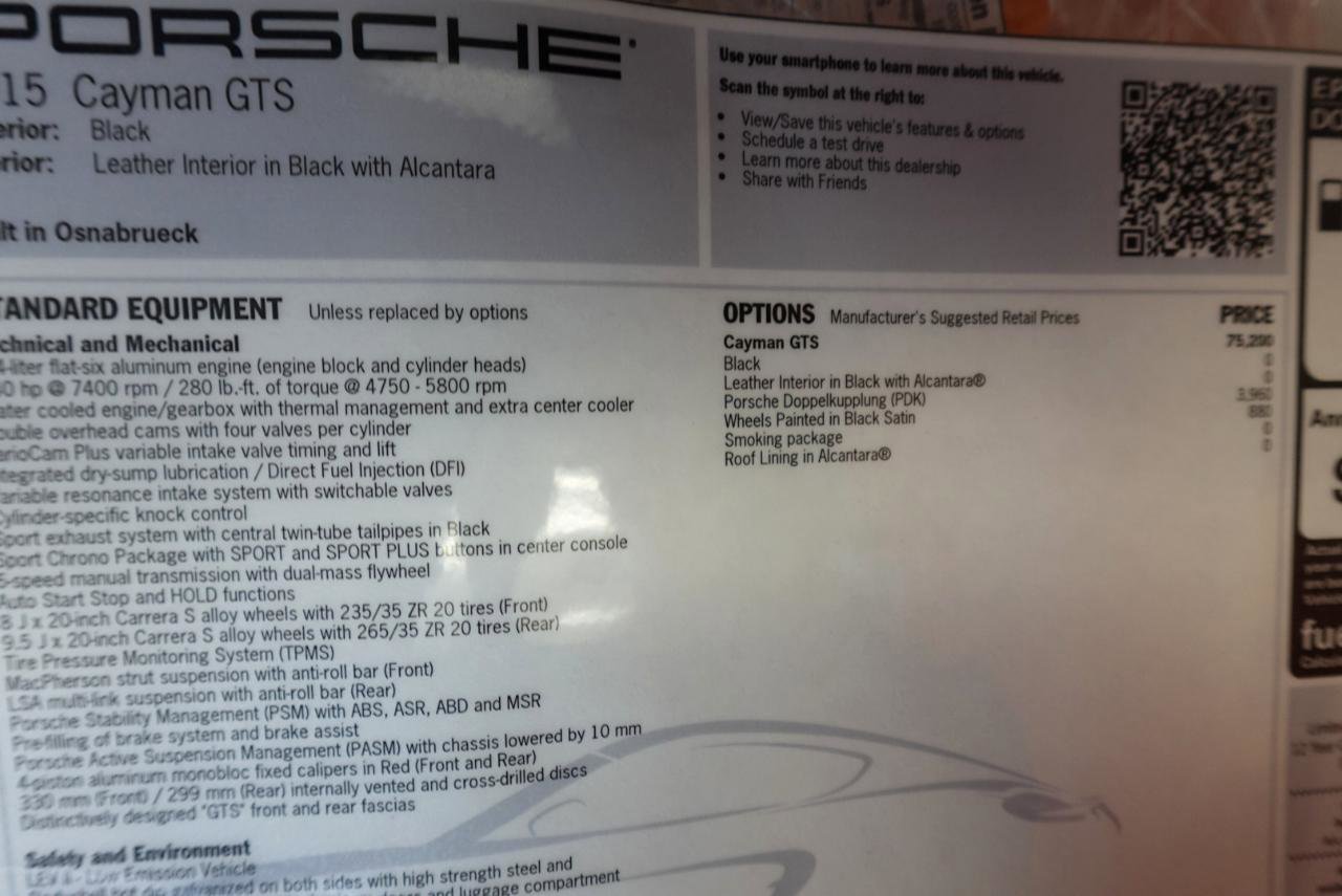 Used 2015 Porsche Cayman GTS image 17