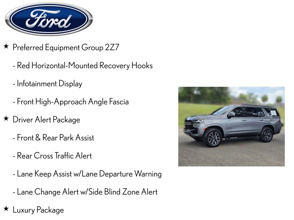 Used 2021 Chevrolet Tahoe Z71 w/ Luxury Package AWD/4WD image 13