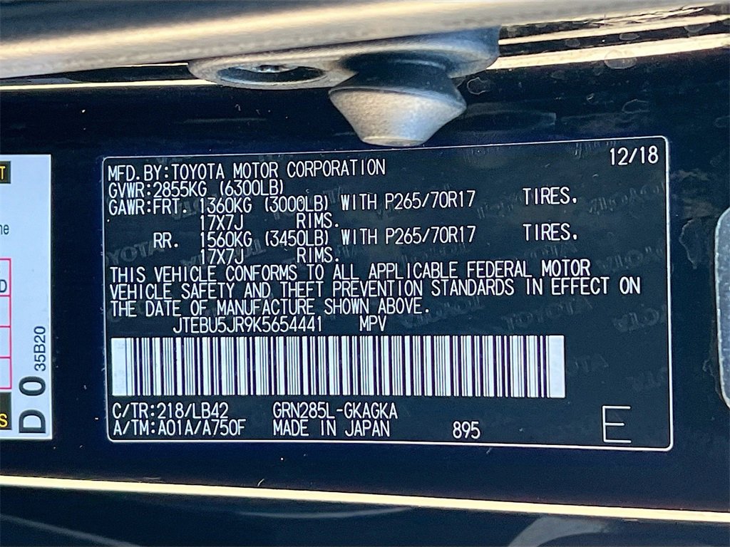 Used 2019 Toyota 4Runner SR5 image 30