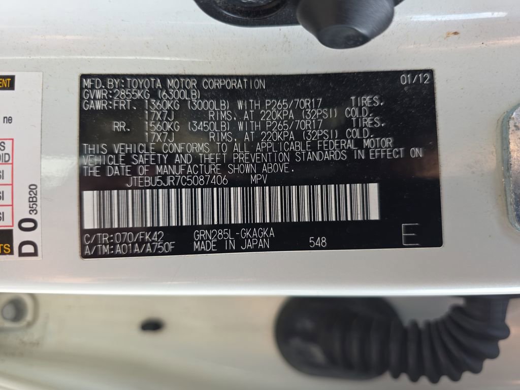 Used 2012 Toyota 4Runner SR5 w/ Convenience Pkg AWD/4WD image 37
