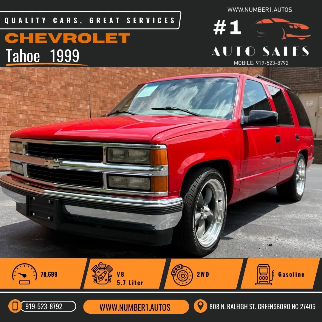 Used 1999 Chevrolet Tahoe 2WD