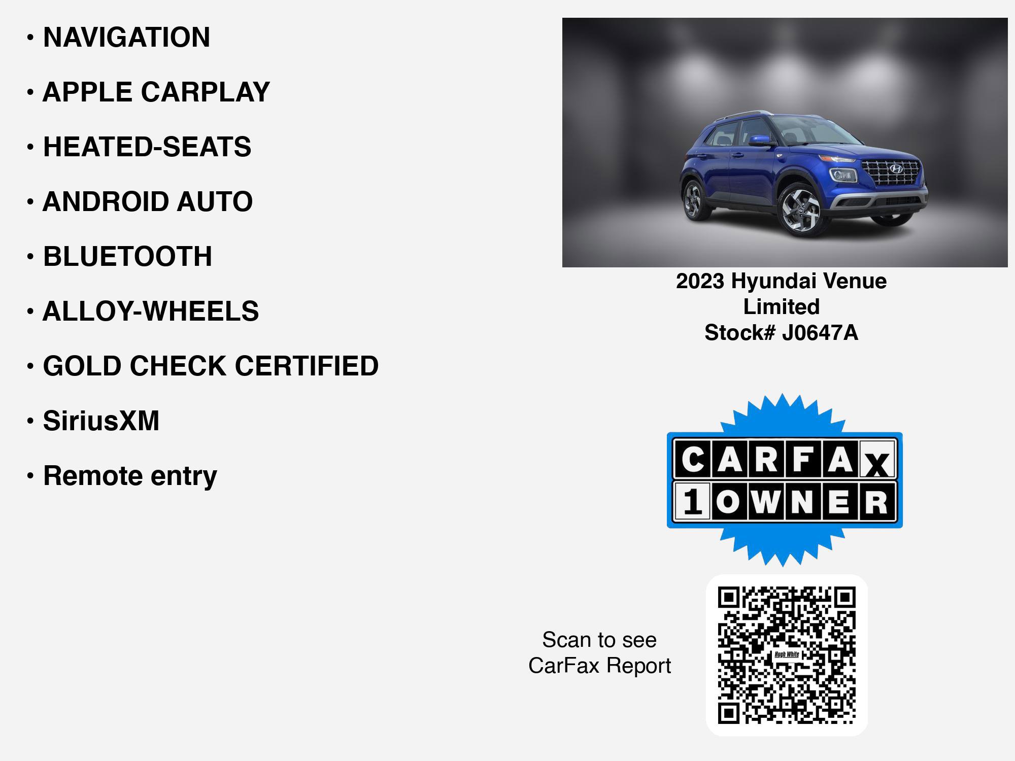 Used 2023 Hyundai Venue Limited FWD image 7