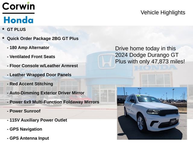 Used 2024 Dodge Durango GT image 6