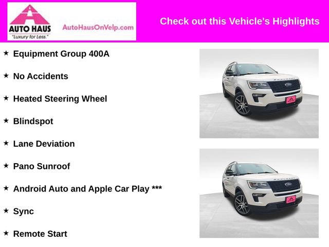 Used 2019 Ford Explorer Sport AWD/4WD image 3