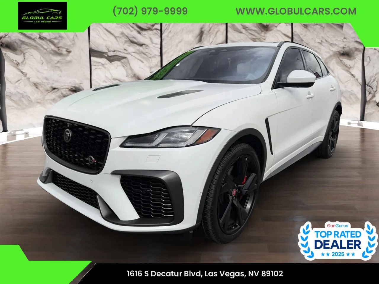 Used 2021 Jaguar F-PACE SVR AWD/4WD image 1