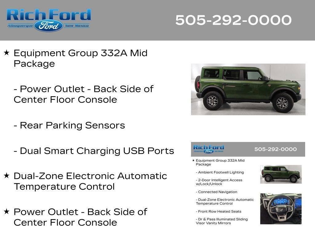 Certified 2025 Ford Bronco Badlands AWD/4WD image 32