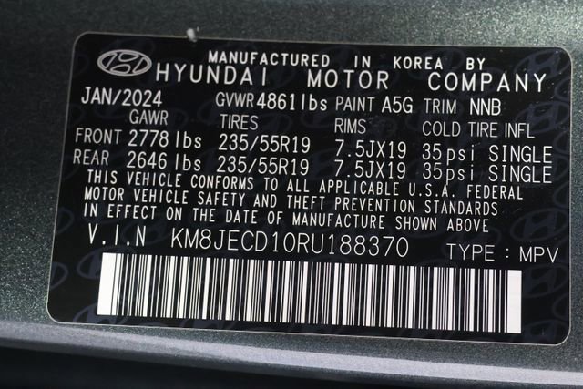 Certified 2024 Hyundai Tucson Limited AWD/4WD image 30