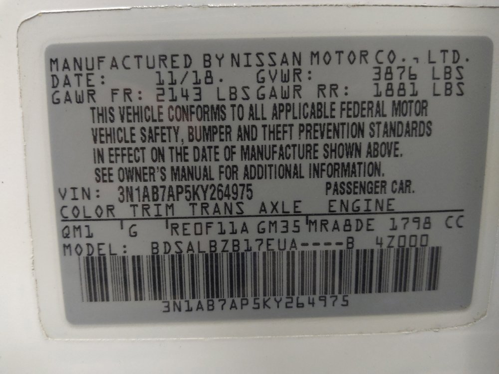 Used 2019 Nissan Sentra S image 33