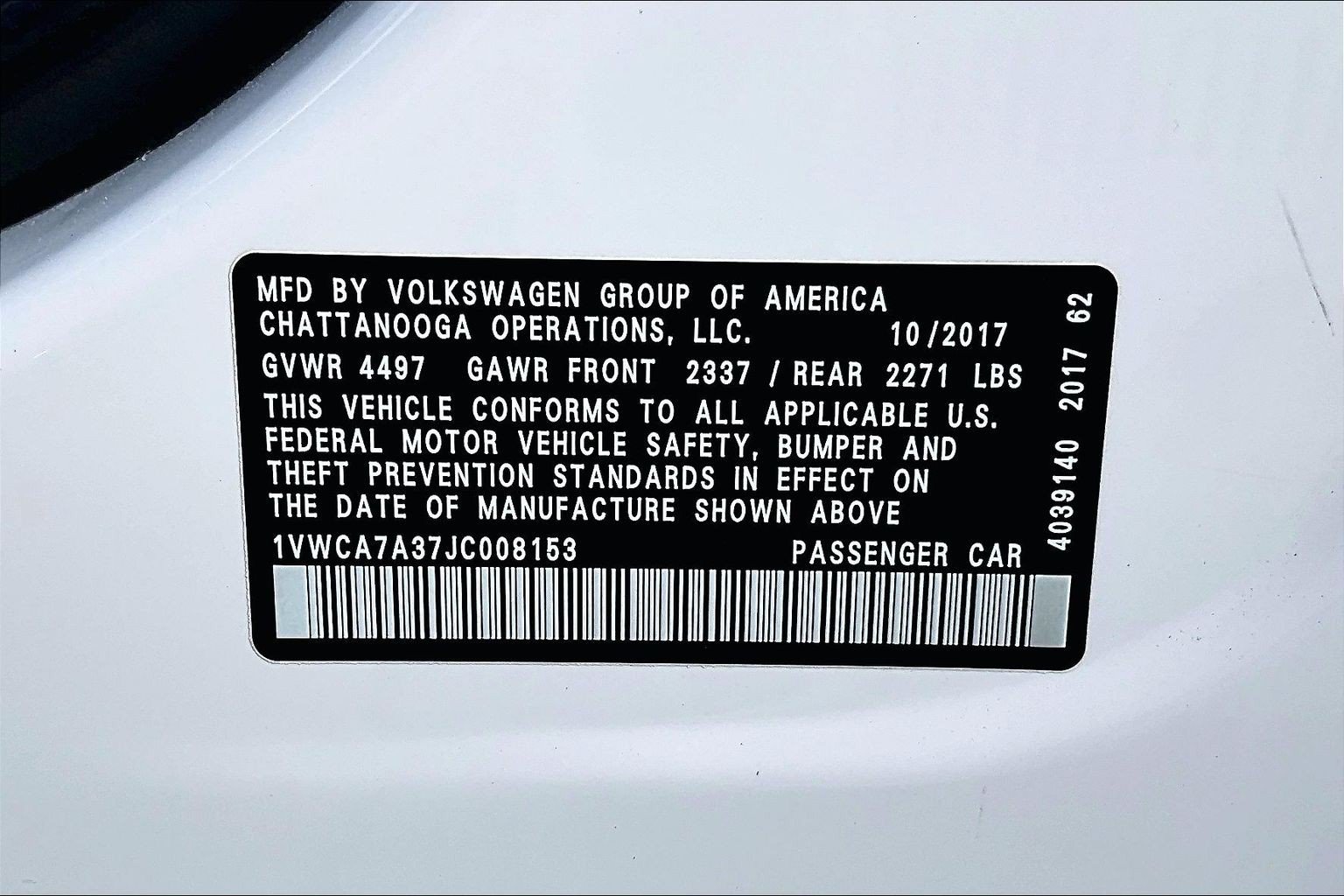 Used 2018 Volkswagen Passat 2.0T SEL Premium FWD image 25