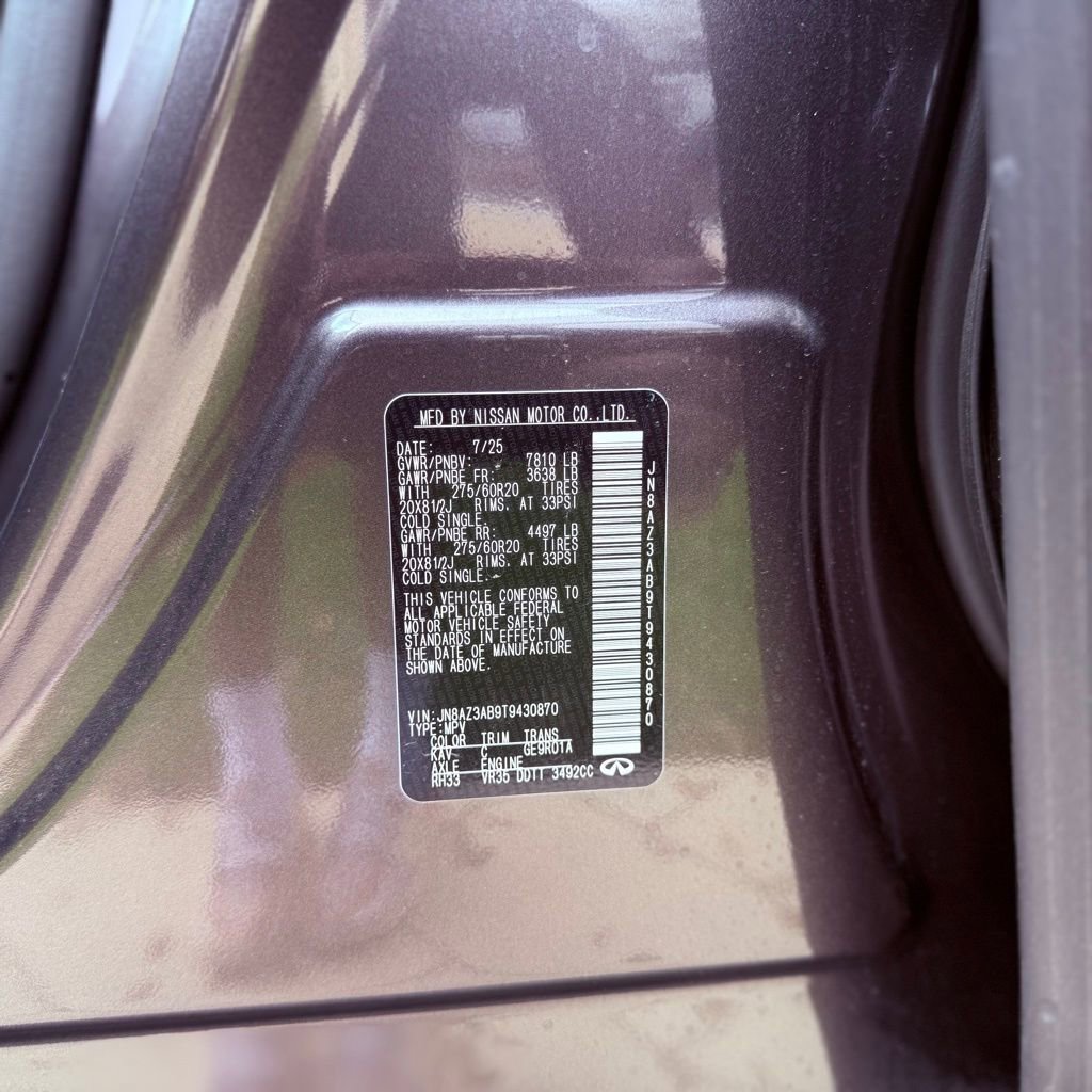 Certified 2026 INFINITI QX80 Pure w/ Cargo Package image 39