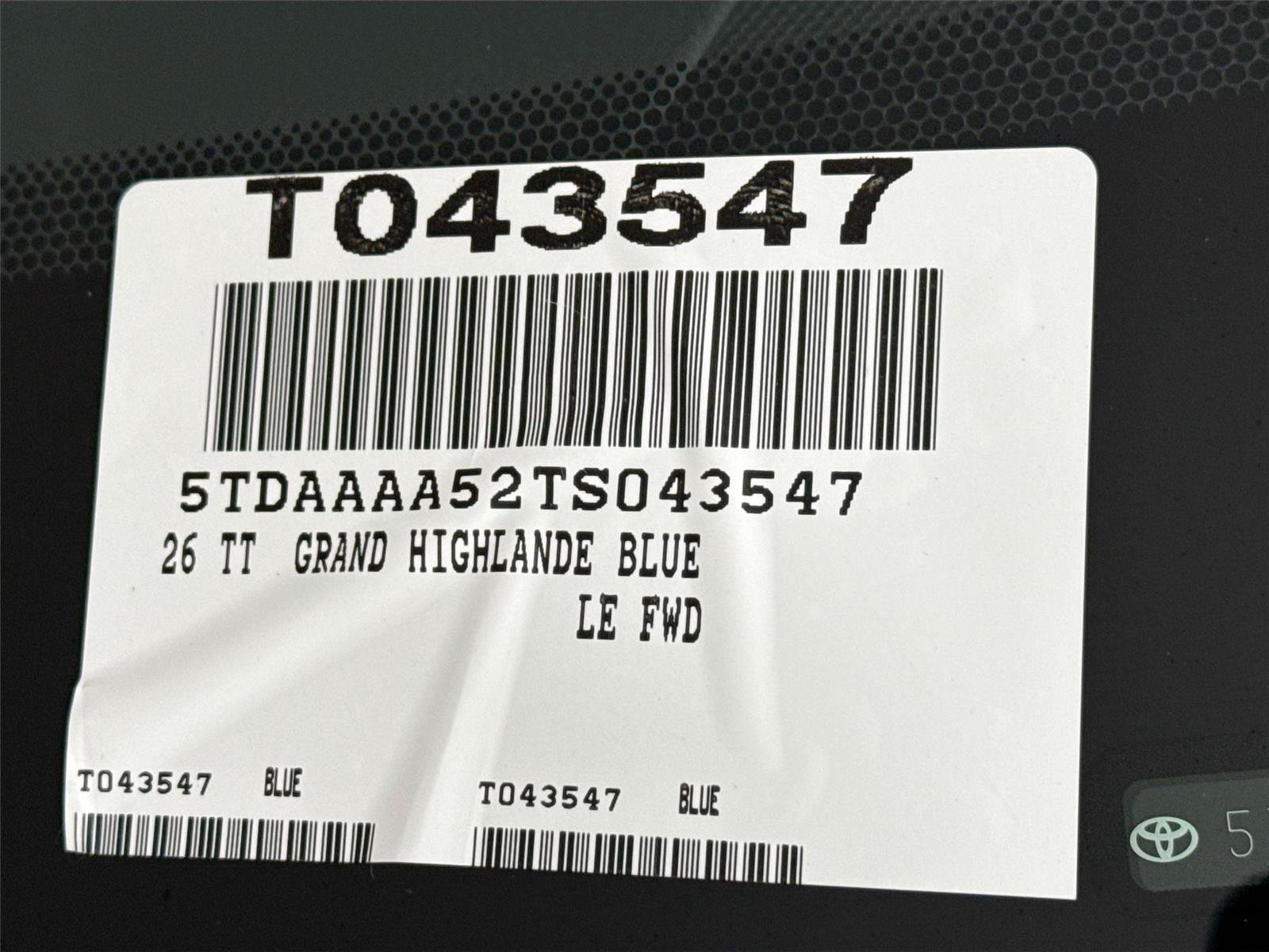 Certified 2026 Toyota Grand Highlander FWD image 44