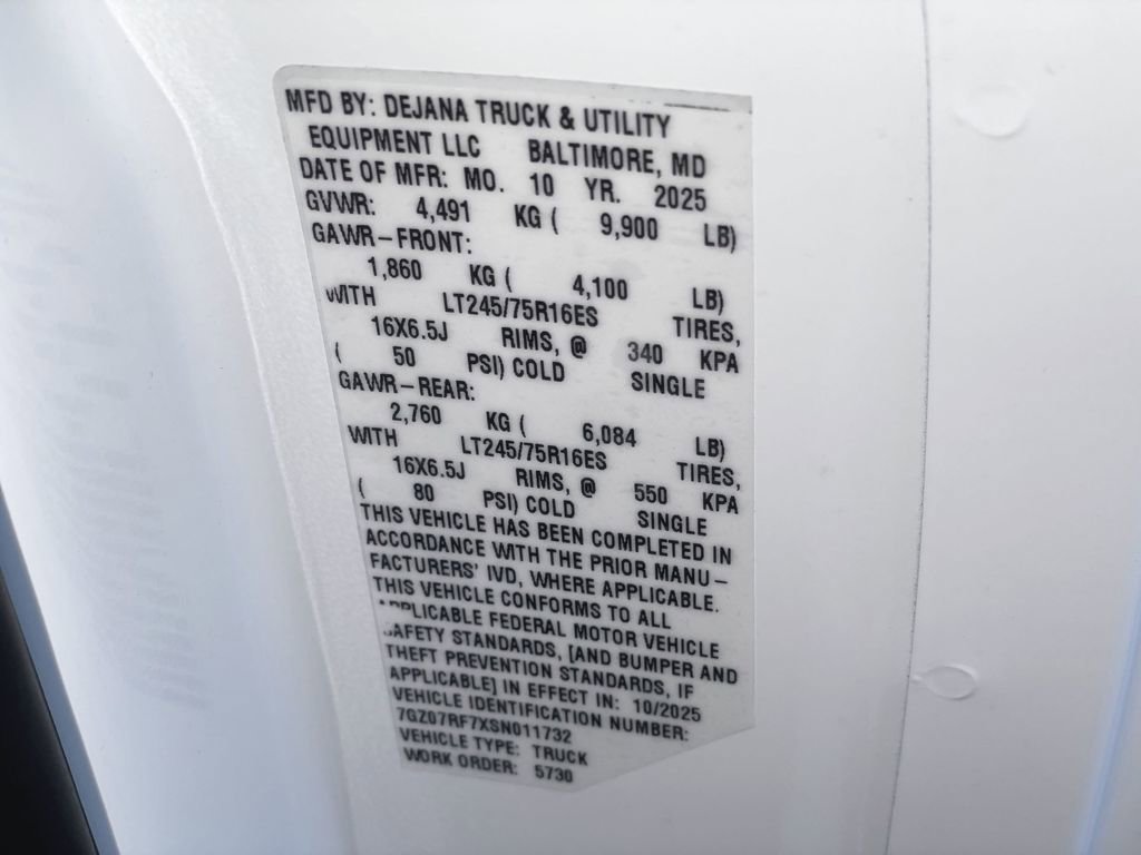 New 2025 GMC Savana 3500 w/ Power Convenience Package image 29