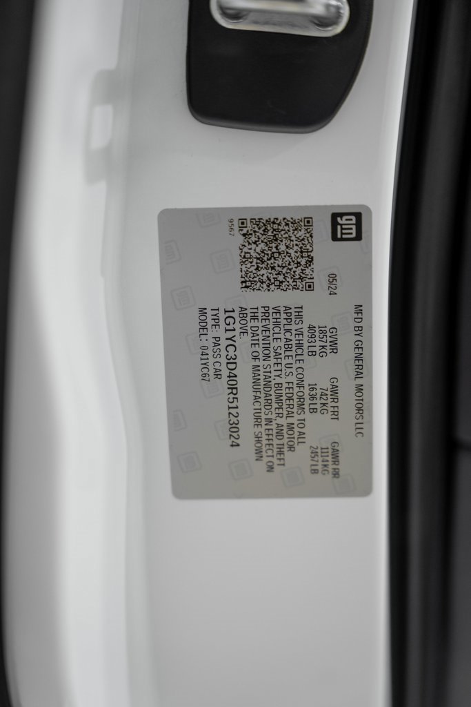 Used 2024 Chevrolet Corvette Stingray Premium Conv w/ 3LT image 61