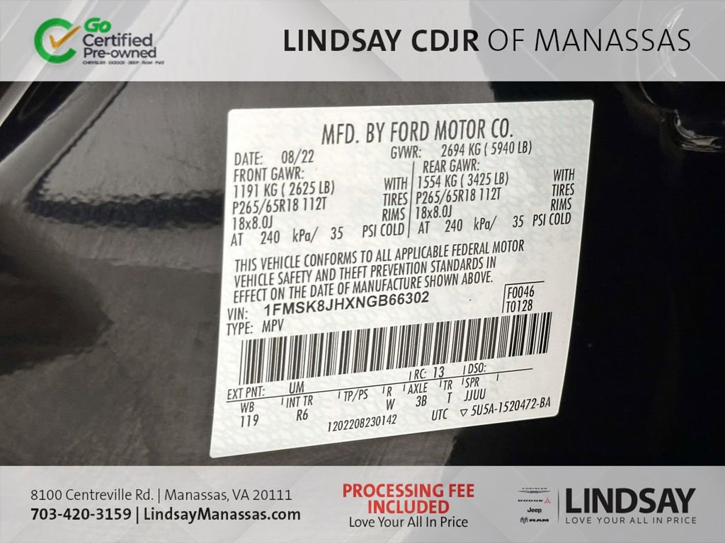 Used 2022 Ford Explorer Timberline image 33