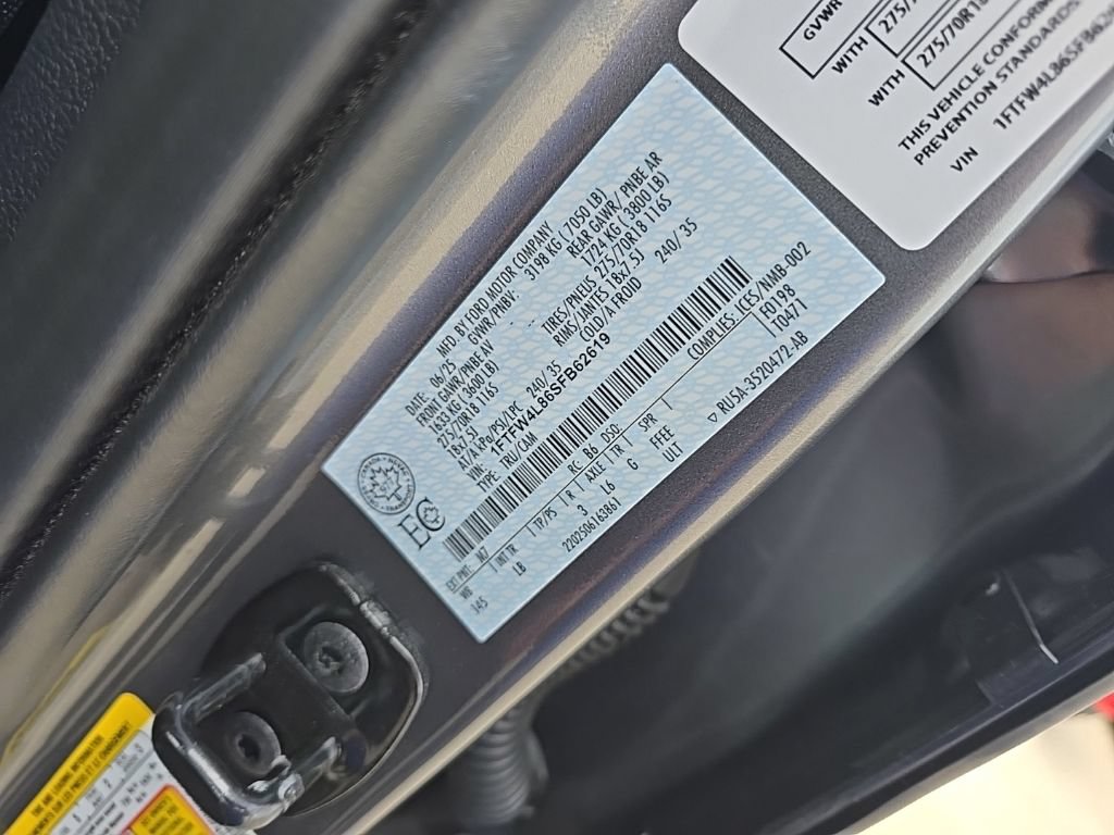 Used 2025 Ford F150 Tremor w/ Tow/Haul Package AWD/4WD image 15