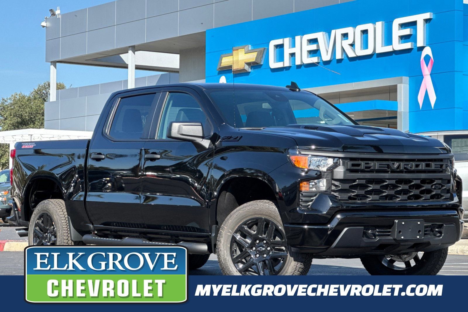 New 2026 Chevrolet Silverado 1500 Custom Trail Boss w/ Turbomax Blackout Package