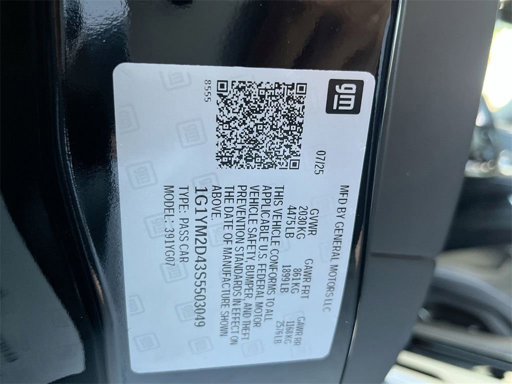 New 2025 Chevrolet Corvette E-Ray image 31