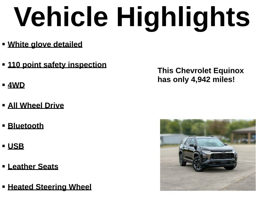 Used 2026 Chevrolet Equinox ACTIV AWD/4WD image 34