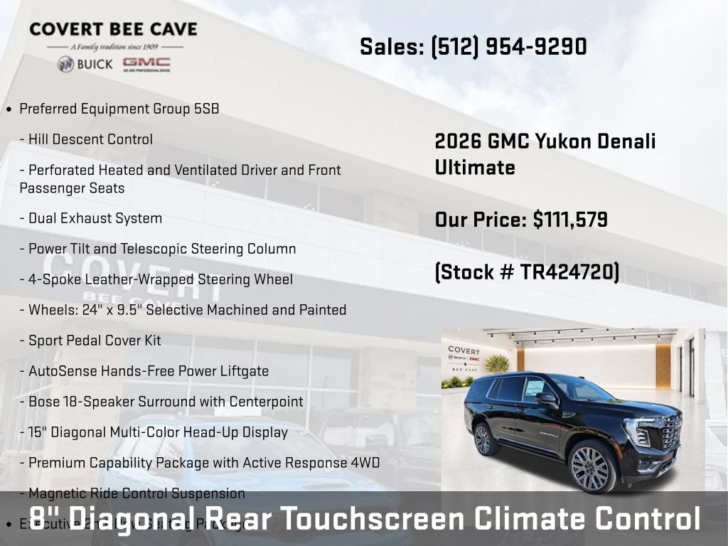 New 2026 GMC Yukon Denali Ultimate AWD/4WD image 15