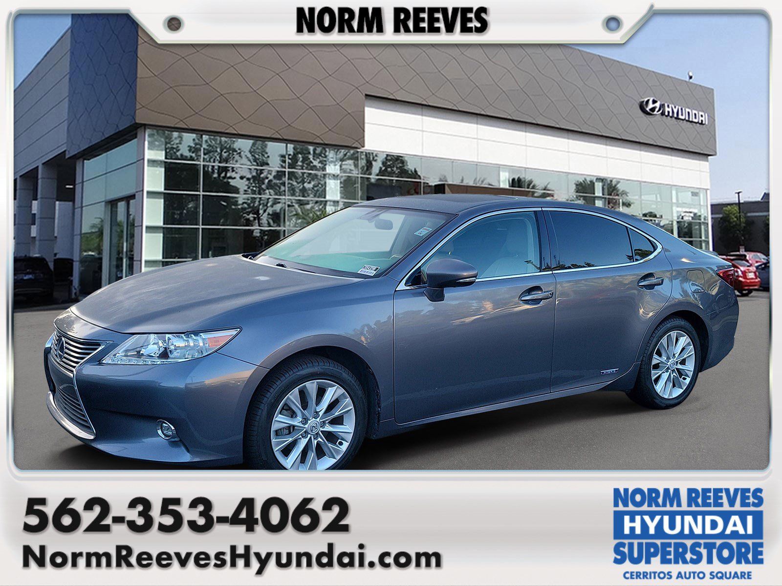 Used 2014 Lexus ES 300h w/ Luxury Package w/Bamboo Trim FWD image 1