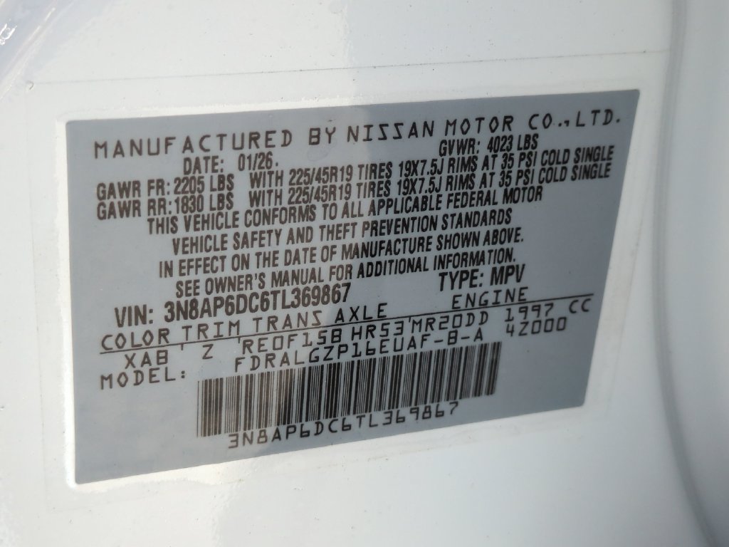 New 2026 Nissan Kicks SR w/ SR Premium Package FWD image 27