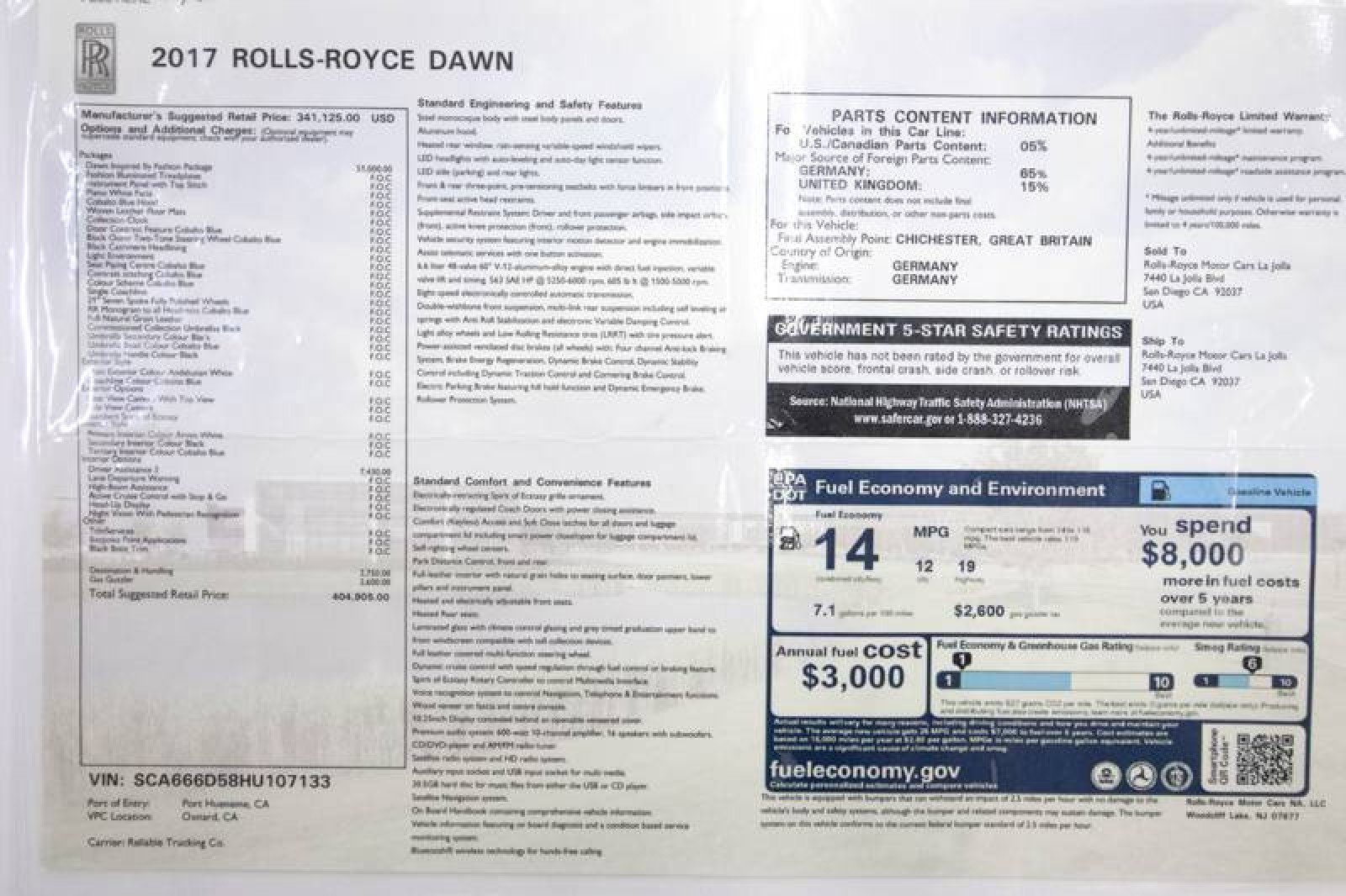 Used 2017 Rolls-Royce Dawn image 70