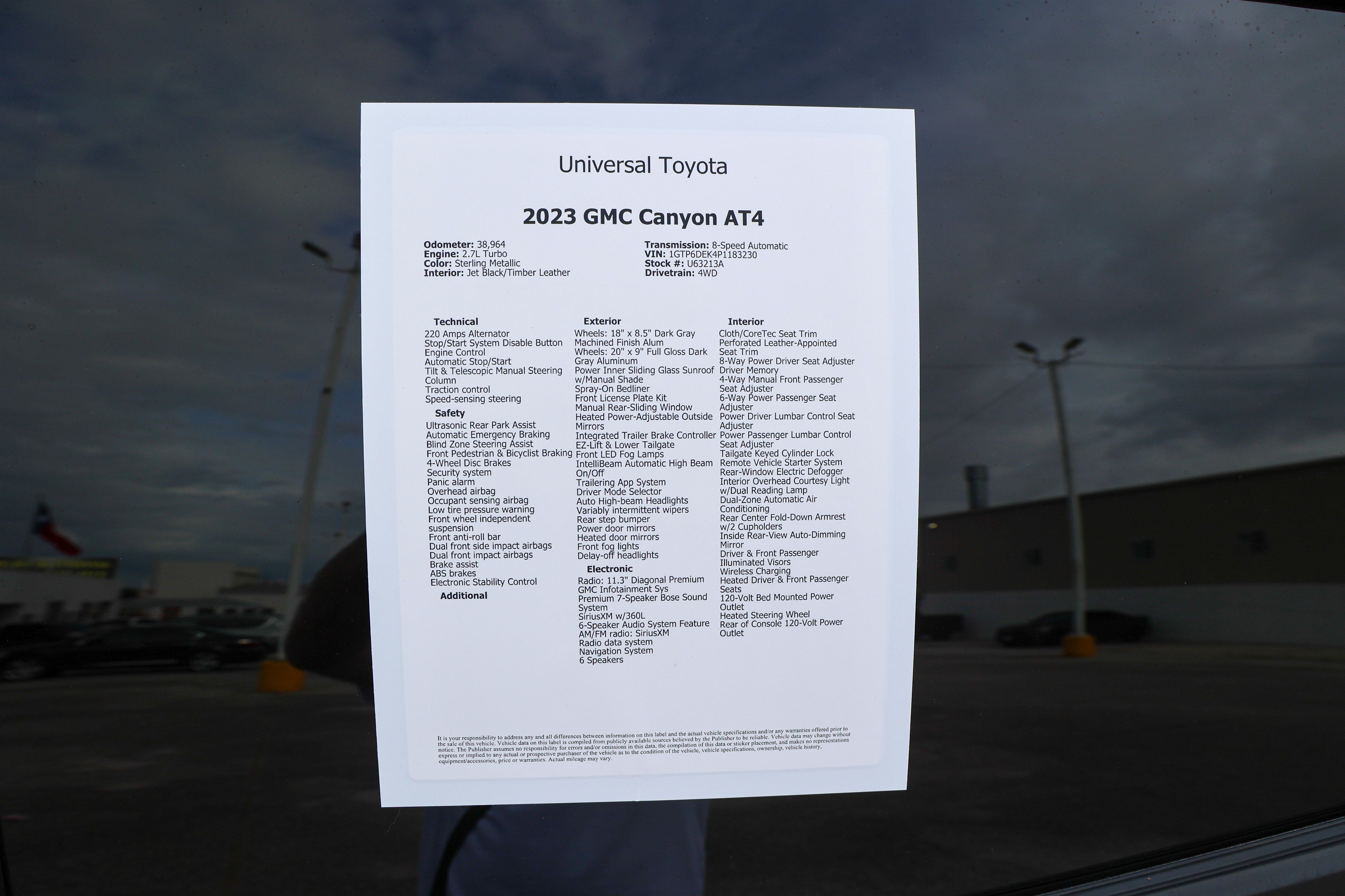 Used 2023 GMC Canyon AT4 w/ AT4 Premium Package AWD/4WD image 49