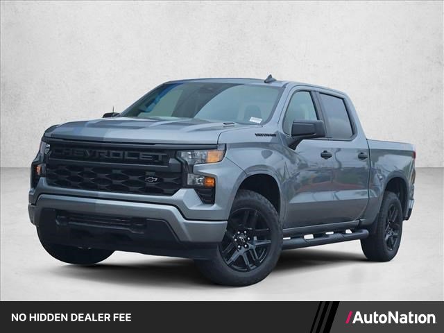 New 2026 Chevrolet Silverado 1500 Custom w/ Turbomax Blackout Package AWD/4WD image 1