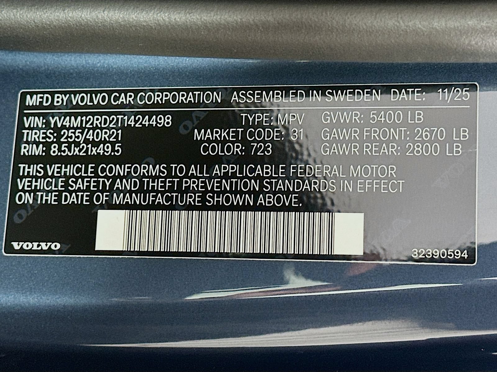 New 2026 Volvo XC60 B5 Ultra w/ Protection Package Premier AWD/4WD image 48