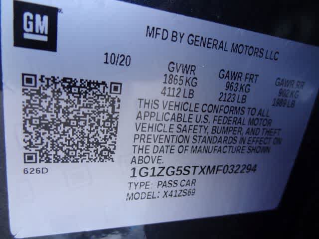 Used 2021 Chevrolet Malibu RS FWD image 33