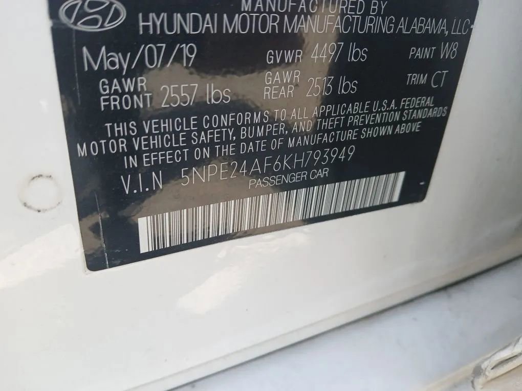 Used 2019 Hyundai Sonata SE image 9