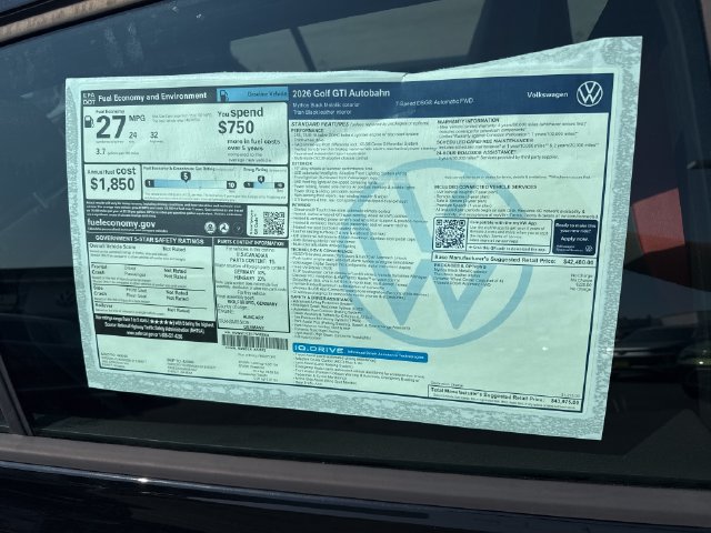 New 2026 Volkswagen GTI Autobahn FWD image 32