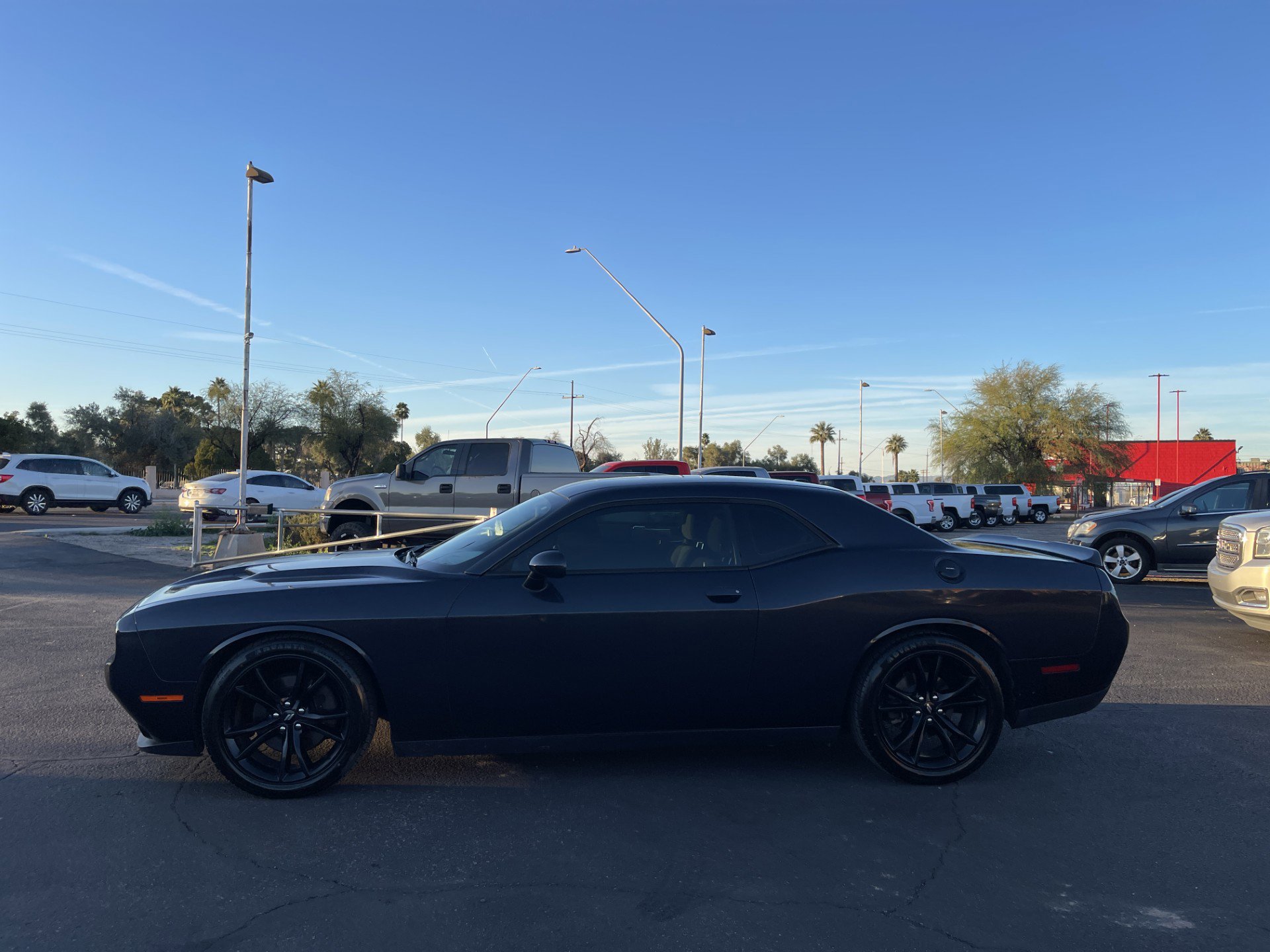 Used 2018 Dodge Challenger SXT w/ Blacktop Package RWD image 2