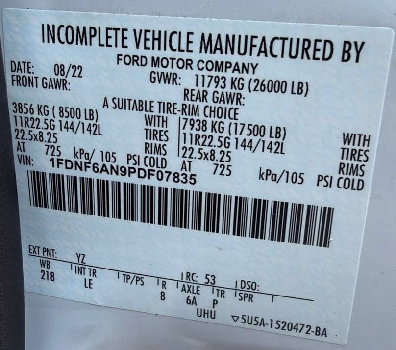 Used 2023 Ford F650 2WD Regular Cab Super Duty image 16